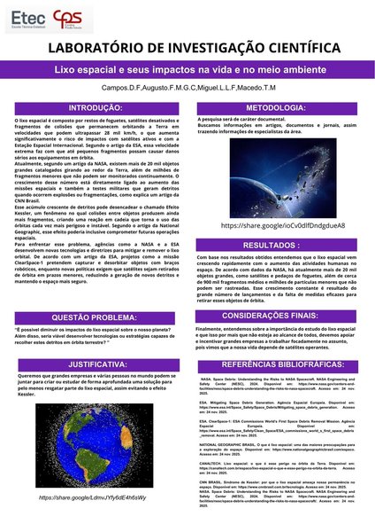 Evento Apresentação dos Projetos de Investigação Científica