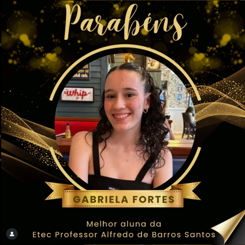Gabriela Fortes - Vencedora do intercâmbio 2024 - AMS ADM